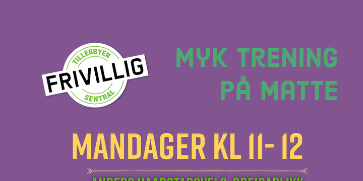 Bilde/illustrasjon for Myk trening på matte Myk trening på matte